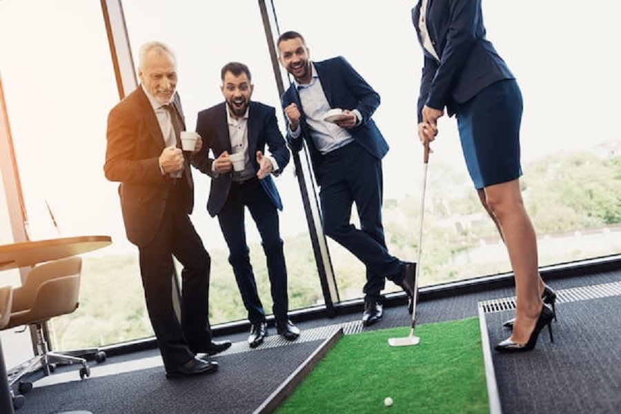 Indoor Golf for Corporate Team Building