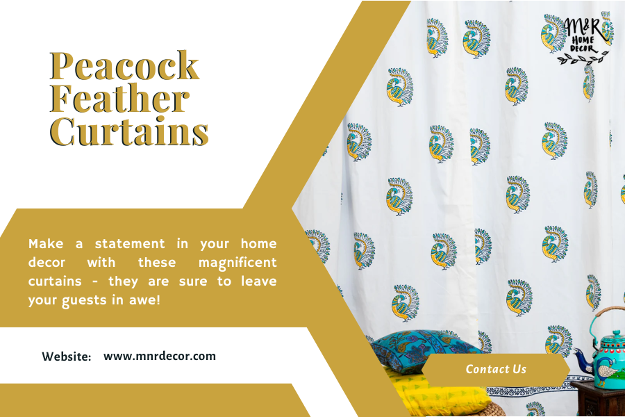 Peacock Feather Curtains
