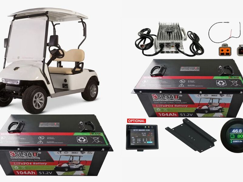 lithium iron golf cart batteries